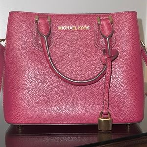 Deep maroon micheal kors purse